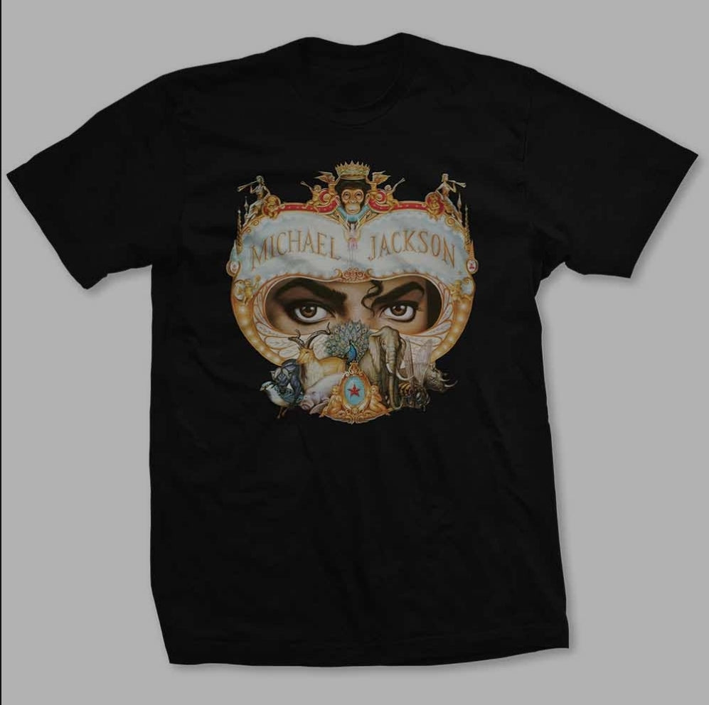 Michael Jackson Dangerous T-Shirt – Official Licensed Black Tee