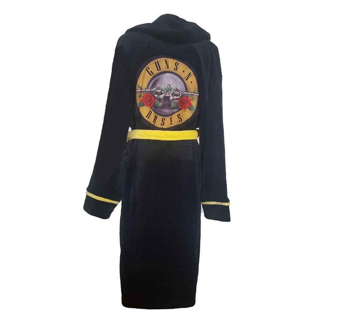 Official Guns N' Roses 'Classic Logo' Bathrobe - Bullet Rose! | Rock