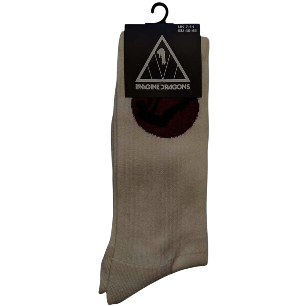 Official Licensed Imagine Dragons 'Mercury' Terry Socks - Cushioned Front & Back Print