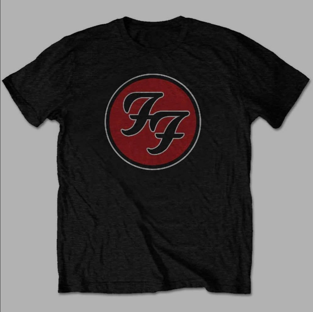 Foo Fighters FF Logo T-Shirt – Official Licensed Black Tee