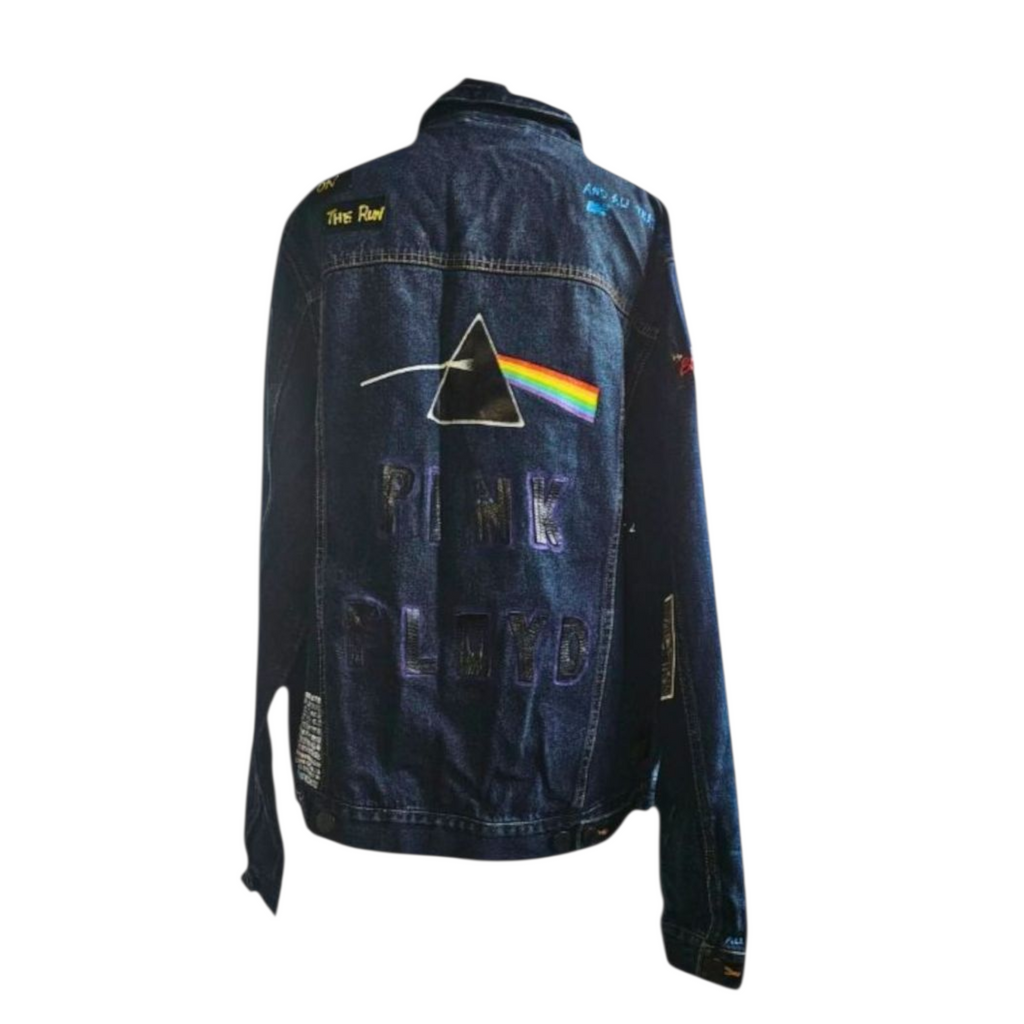 Custom Pink Floyd Denim Jacket - Size L