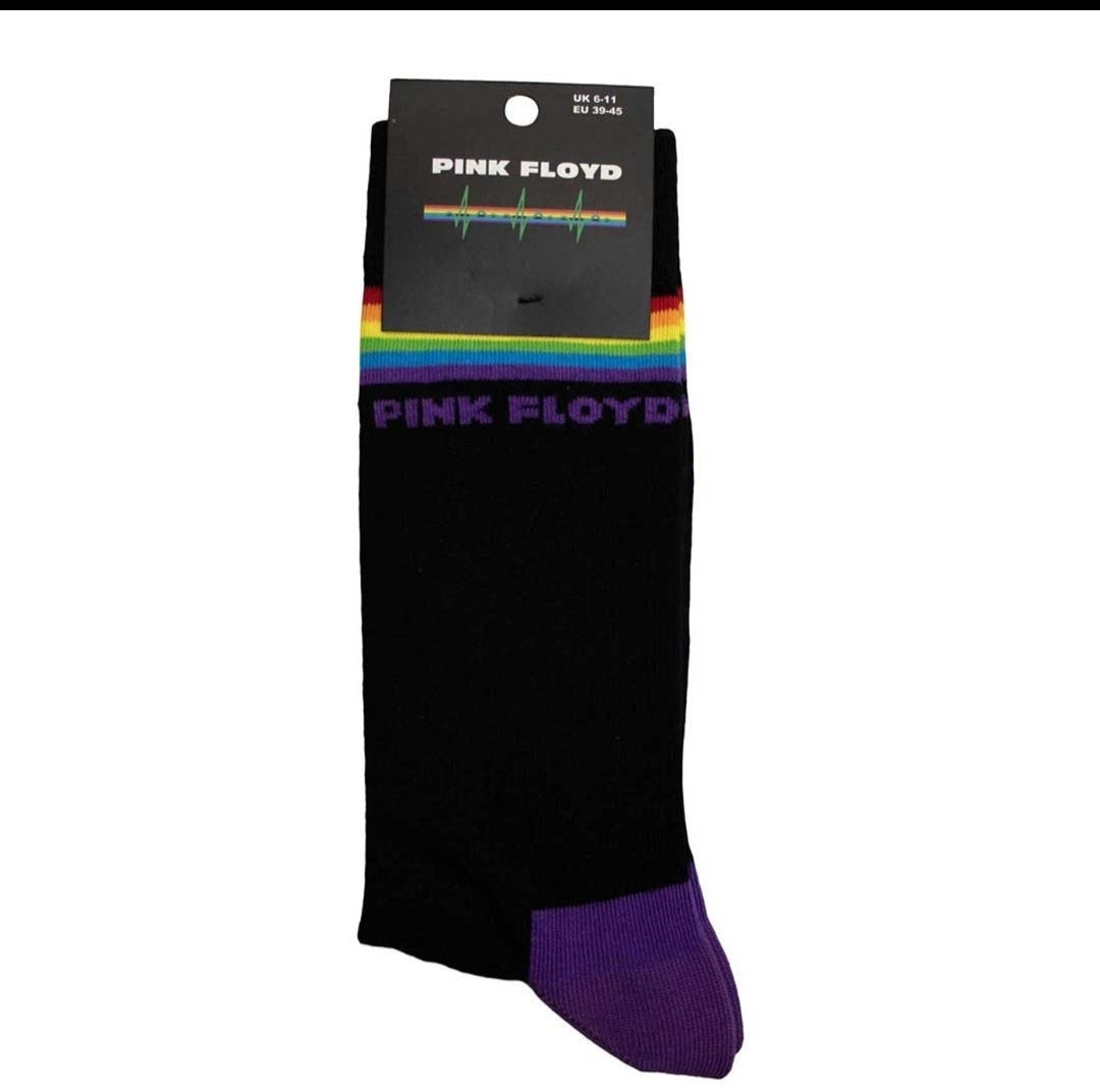 Official Pink Floyd Ultimate Lounge Bundle – Dark Side of the Moon Pyjama Set + Fleece Dressing Gown + Socks