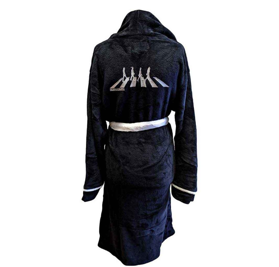 Official The Beatles Abbey Road Lounge Gift Bundle – Dressing Gown + Socks + Drum Keyring