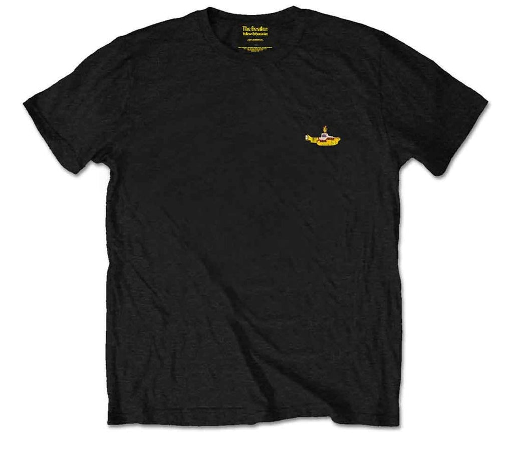 The Beatles - Nothing Is Real (Yellow Submarine 1968) Front & Back T-Shirt Black (Official Licensed)