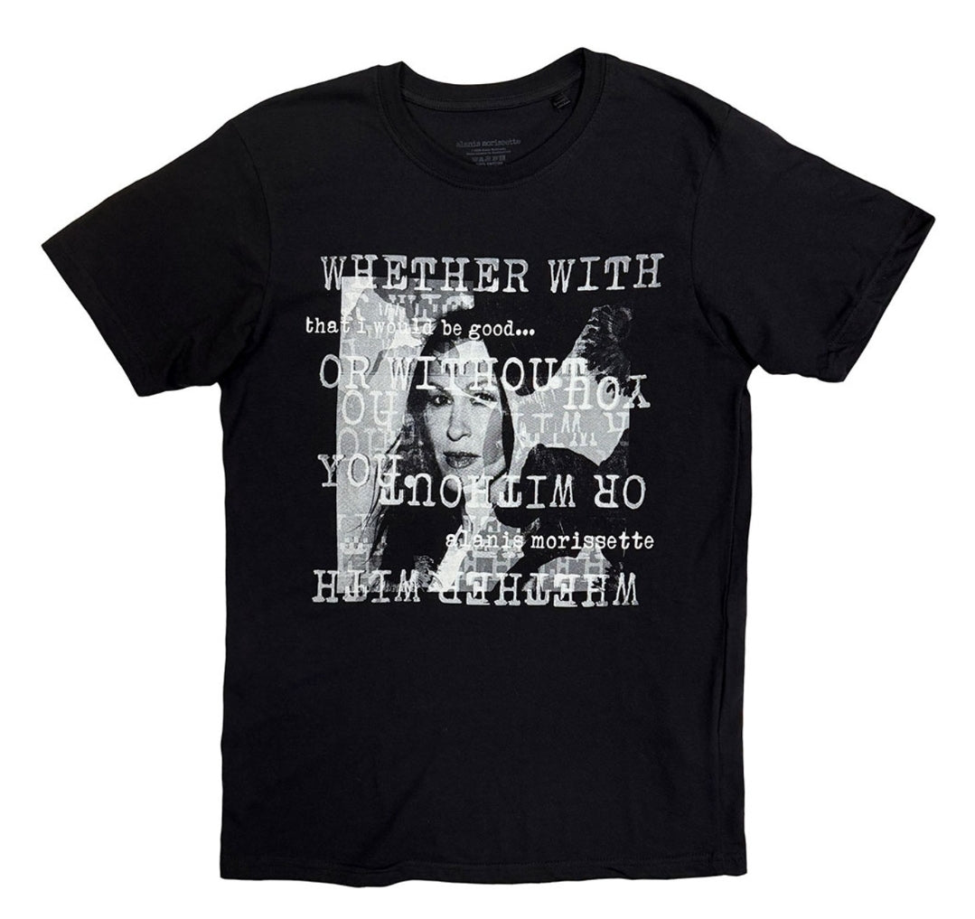 T-shirt officiel Alanis Morissette « Whether With » – Noir (Unisexe)