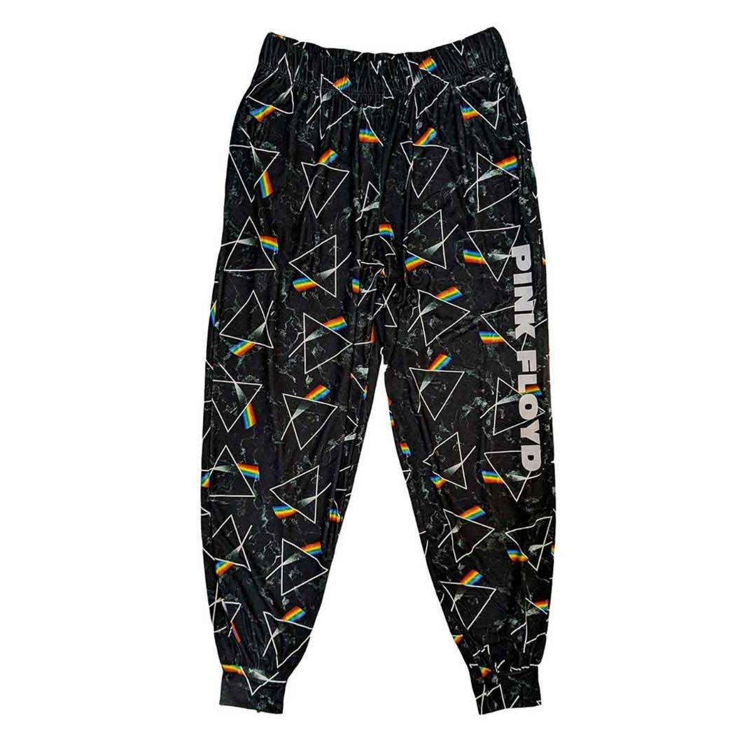 Official Pink Floyd Ultimate Lounge Bundle – Dark Side of the Moon Pyjama Set + Fleece Dressing Gown