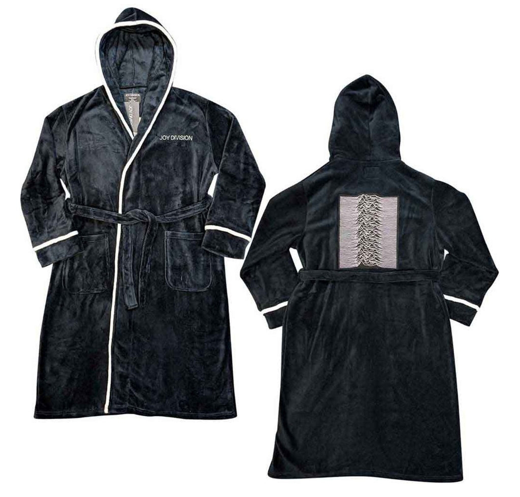 Official Joy Division 'Unknown Pleasures' Bathrobe - Post-Punk Gift | Rock