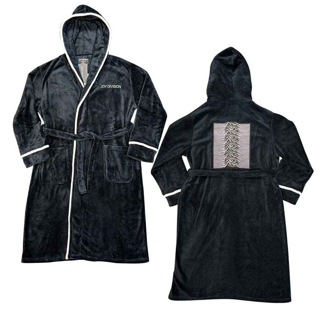 Official Joy Division 'Unknown Pleasures' Bathrobe - Post-Punk Gift | Rock