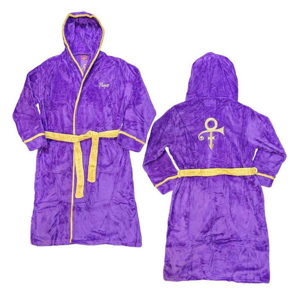 Official Prince Ultimate Lounge Bundle – Purple Rain Pyjama Set + Symbol Dressing Gown