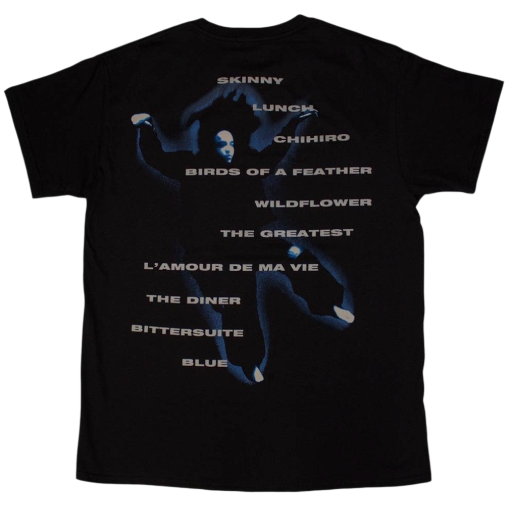 Official Licensed Billie Eilish 'Hit Me Hard And Soft Tracklist' T-Shirt - Unisex Black Front & Back Print