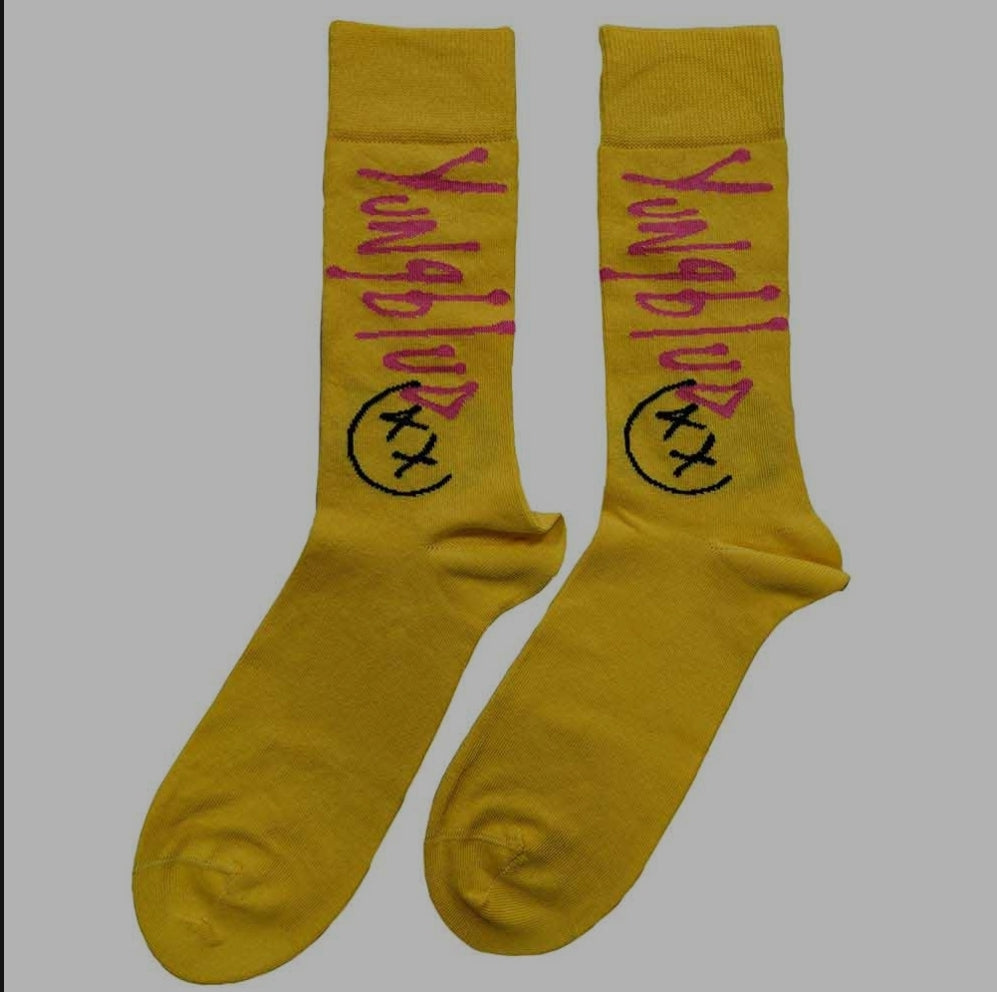 Official Licensed Yungblud 'VIP' Ankle Socks - Multicolour Front & Back Print