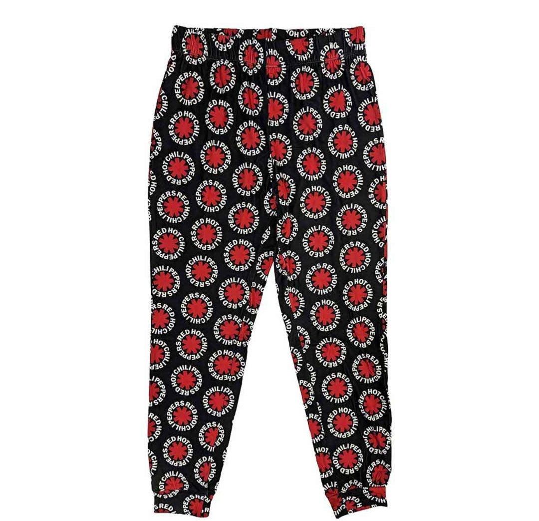 Official Red Hot Chilli Peppers 'Classic Asterisk' Short-Sleeve Pyjamas - Last Chance! | Funk Rock Christmas Eve Box PJ's