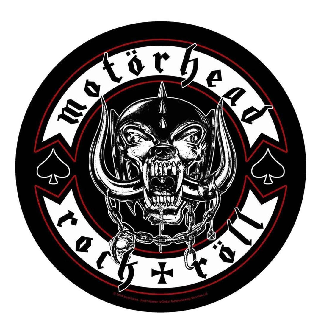 Official Motörhead 'Biker' Woven Back Patch - 29cm Round ROAR! | Mötothead Gift