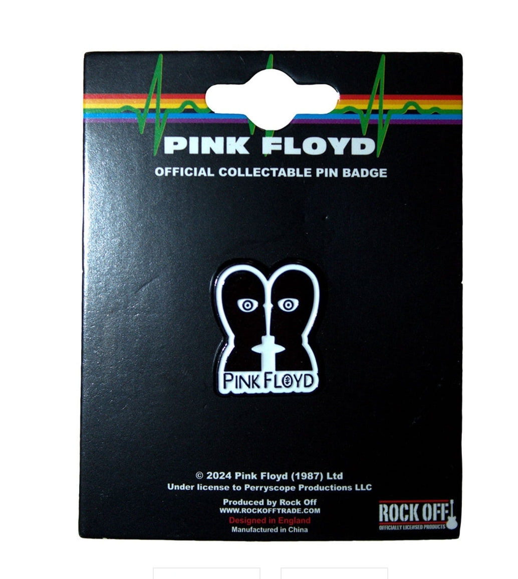 Official Pink Floyd 'Division Bell' Pin Badge - Shiny Black Enamel | Prog Gift