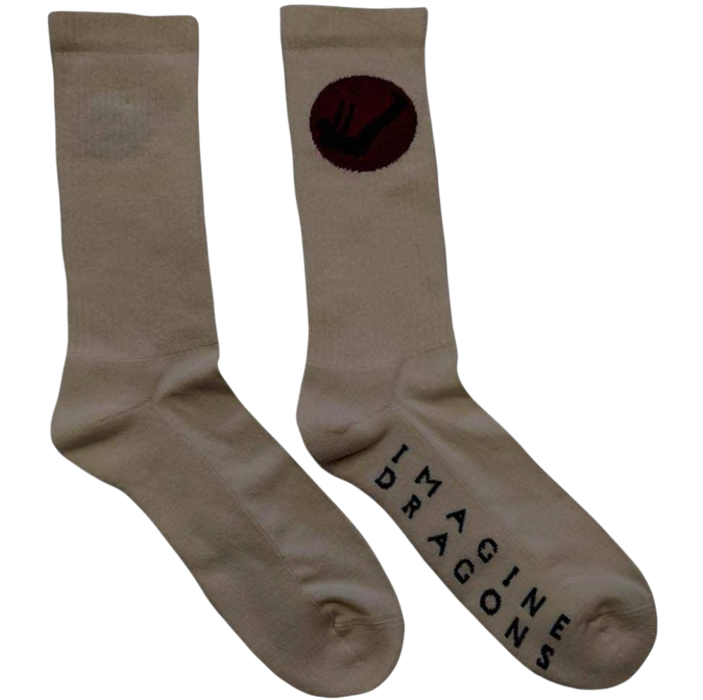 Official Licensed Imagine Dragons 'Mercury' Terry Socks - Cushioned Front & Back Print