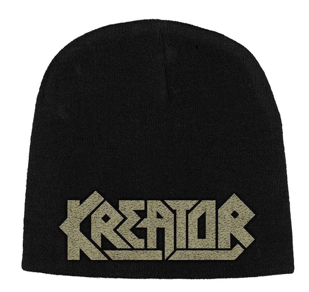 Official Kreator Logo Black Beanie Hat