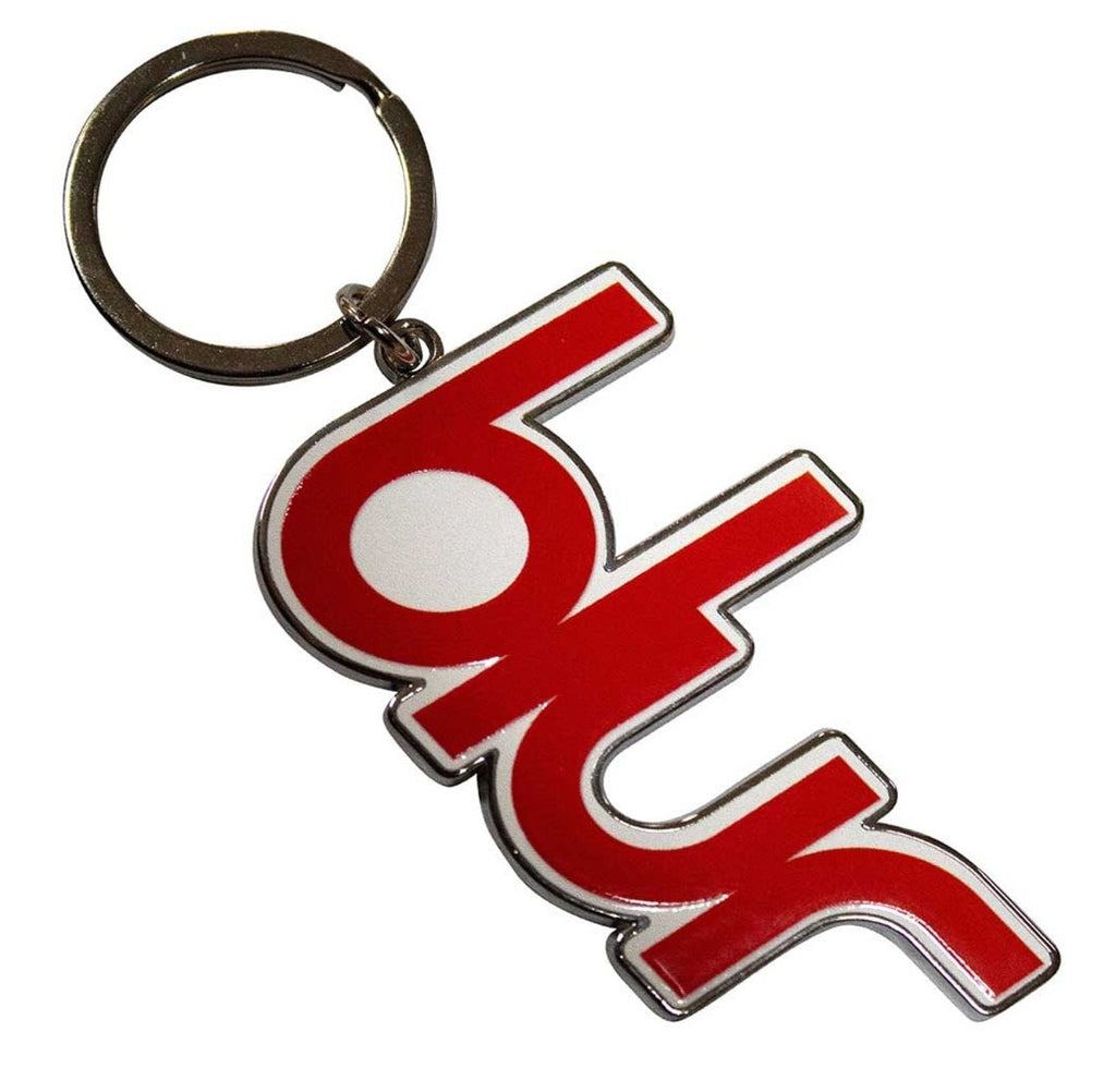 Blur Logo Keychain – Official Licensed Antiqued Silver Metal Keyring