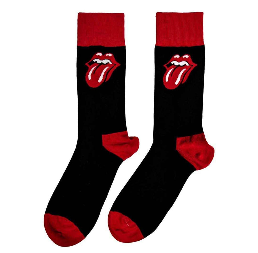 Official Rolling Stones 'Classic Tongue' Ankle Socks - UK 7-11 Lick! | Rock Gift