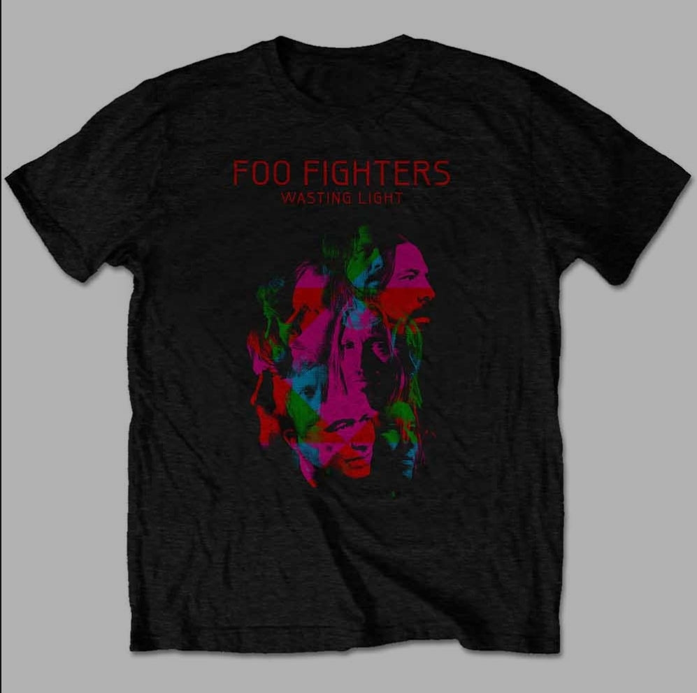 Foo Fighters Wasting Light T-Shirt – Official Licensed Black Tee