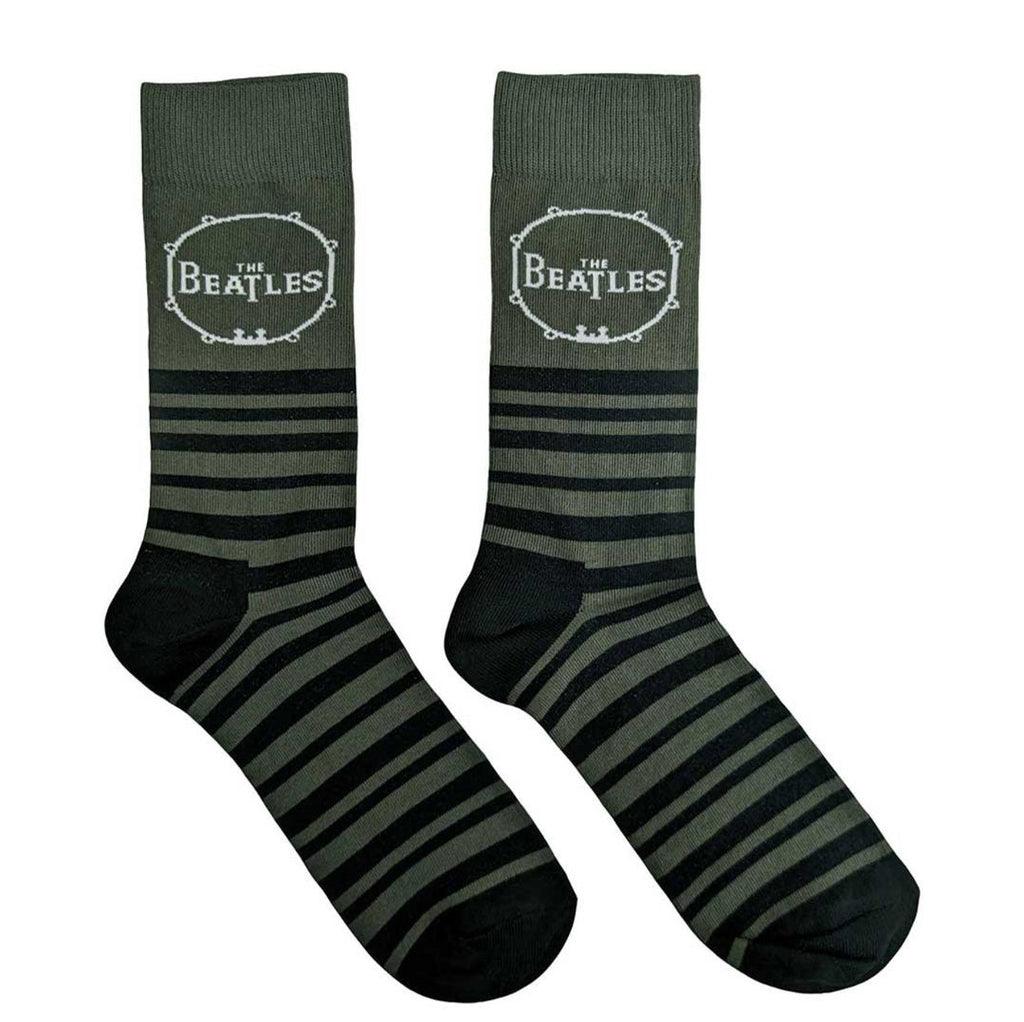 Official The Beatles Abbey Road Lounge Gift Bundle – Dressing Gown + Socks + Drum Keyring