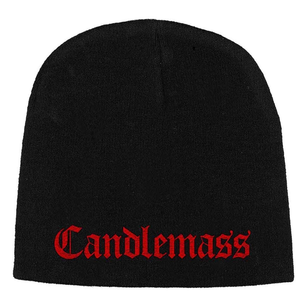 Official Candlemass Logo Black Beanie Hat