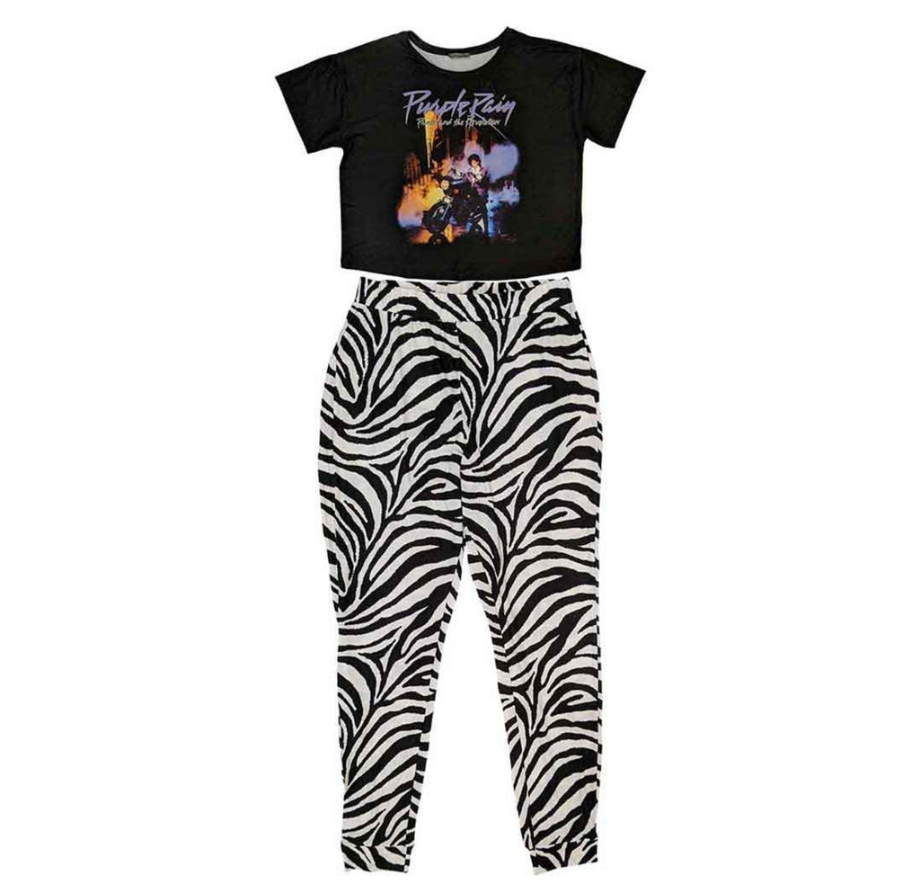 Official Prince Ultimate Lounge Bundle – Purple Rain Pyjama Set + Symbol Dressing Gown